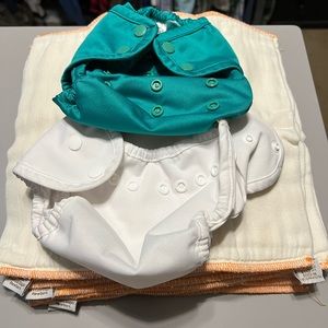 Newborn covers and Prefolds